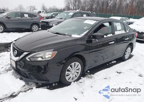 2019 Nissan Sentra S z USA, uszkodzony, nr VIN 3N1AB7AP9KY293606